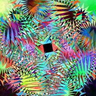 Abstract geometric pattern N186