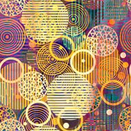 Abstract geometric pattern N189