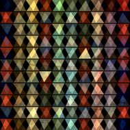 abstract geometric pattern of triangles