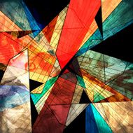 Abstract geometric pattern N196