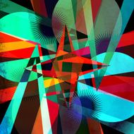 Abstract geometric pattern N197