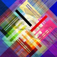 Abstract colorful geometric pattern N11