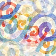 abstract background of scrollwork