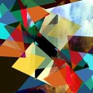 Abstract geometric pattern N210