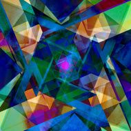 Abstract geometric pattern N214