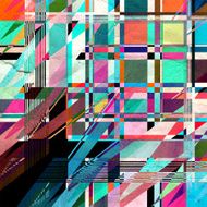 Abstract colorful geometric pattern N13