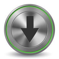 Metal Button Web Icon Arrow 05