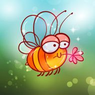 Cute Cartoon Bee N14