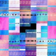 abstract multicolored geometric pattern N2
