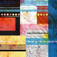 abstract multicolored geometric pattern N3