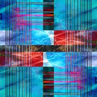 Abstract geometric pattern N258