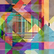 Abstract geometric pattern N265