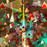 Abstract geometric pattern N272