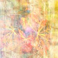 vintage background with autumn leaves