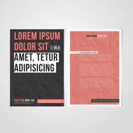 Flyer template back and front design N14