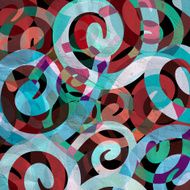 abstract background of scrollwork N3