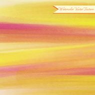 Pink and yellow watercolor texture N2