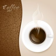 Cup of Coffee on paper background N2