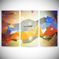 Set with polygonal abstract shapes circles lines and triangles Triangle N8
