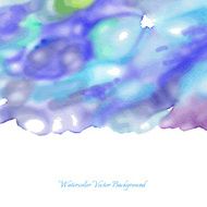 Abstract blue watercolor background N16