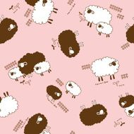 pattern of pretty sheep N6