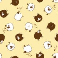 pattern of pretty sheep N10