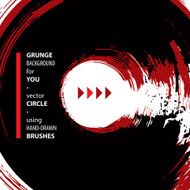 Abstract vector background real ink brush illustration N2