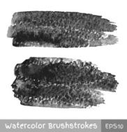 Gray Watercolor Brush Strokes N2