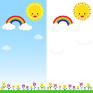 Sun Rainbow and Cloud 001