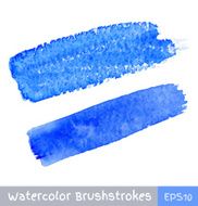 Blue watercolor brush strokes N5