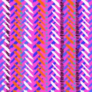 Chevron hand painted vector seamless pattern N5