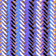 Chevron hand painted vector seamless pattern N7