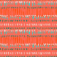 Ethnic hand painted vector seamless pattern N2