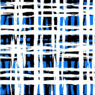 Hand painted plaid pattern N2
