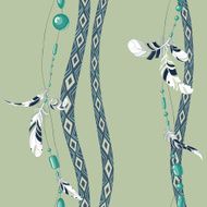 Dreamcatcher vector background pattern N3