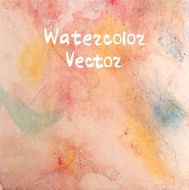 Abstract bright watercolor background vector