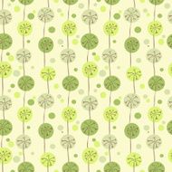 Dandelions seamless pattern