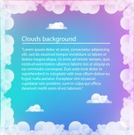 Clouds background