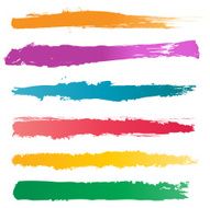 Colors Brush Strokes