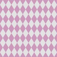 Seamless pink diamond pattern on textured paper
