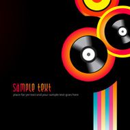 Vector music background N6