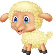 Cute lamb cartoon