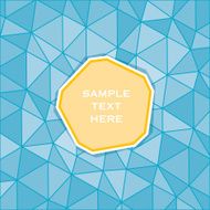 creative abstract geometrical shape brochure design