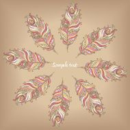 Doily round lace pattern N5