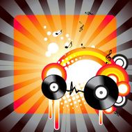 stylish music artwork