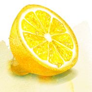 watercolor painting on white background N2