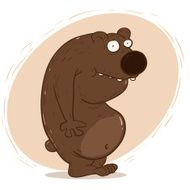 Bear cartoon character
