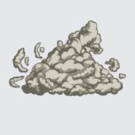 illustration 2d explosion N16