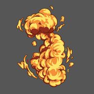 illustration 2d explosion N23