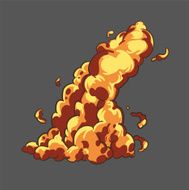 illustration 2d explosion N26